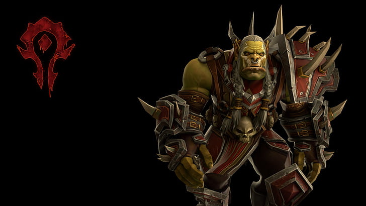 Orc, World of WarCraft, Horde, The battle for Azeroth, Battle for Azeroth, Brews Saurfang, Varok Saurfang, HD wallpaper