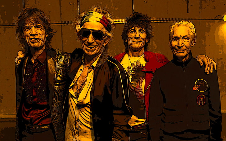 The Rolling Stones, Bon Jovi, Music, HD wallpaper