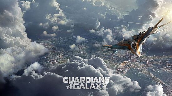 Guardians of the Galaxy movie, Guardians of the Galaxy, Star Lord, Gamora , Rocket Raccoon, Groot, Drax the Destroyer, Marvel Comics, movies, Marvel Cinematic Universe, HD wallpaper HD wallpaper