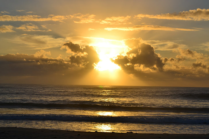 ทิวทัศน์พระอาทิตย์ตกชายหาด, วอลล์เปเปอร์ HD