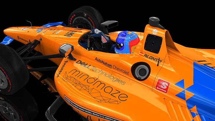 Fernando Alonso、Indy 500、Assetto Corsa、 HDデスクトップの壁紙