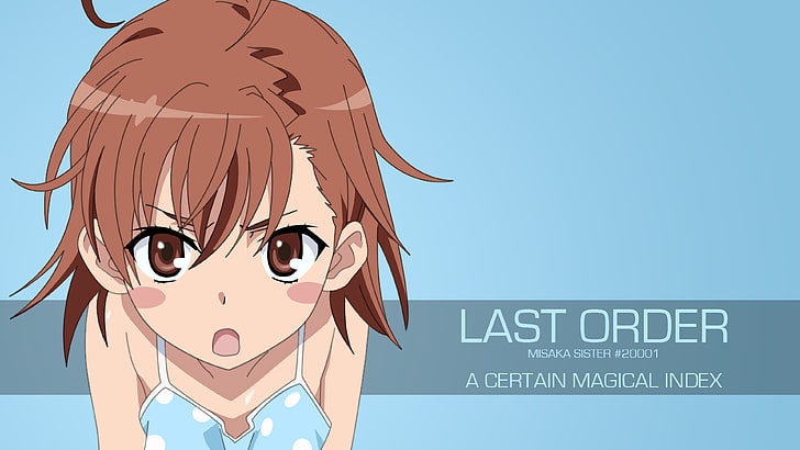 A aru Majutsu no Index, chicas anime, Last Order, Fondo de pantalla HD