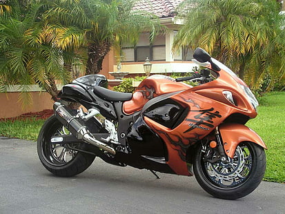 bike, gsx, gsx1300r, hayabusa, motorbike, motorcycle, muscle, superbike, suzuki, HD wallpaper HD wallpaper