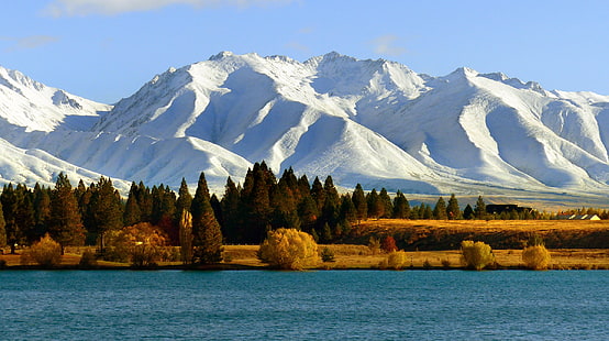 ภูเขาหมวกหิมะภายใต้ท้องฟ้าสีครามในตอนกลางวัน, Twizel, Twizel, Twizel, ภูมิประเทศ, นิวซีแลนด์, ภูเขา, ท้องฟ้าเป็นสีฟ้า, ตอนกลางวัน, ฤดูหนาว, แคนเทอร์เบอรี, Lumix FZ200, เทือกเขาแอลป์ตอนใต้, โดเมนสาธารณะ, ความทุ่มเท, CC0, ติดแท็กภูมิศาสตร์, ภาพถ่าย, ธรรมชาติ, ทะเลสาบเข้ามาเยี่ยมกลางแจ้ง, วอลล์เปเปอร์ HD HD wallpaper