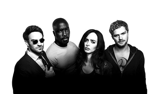 Defenders, The Defenders, Matt Murdock, Daredevil, Luke Cage, Jessica Jones, Danny Rand, Iron Fist, Sfondo HD HD wallpaper