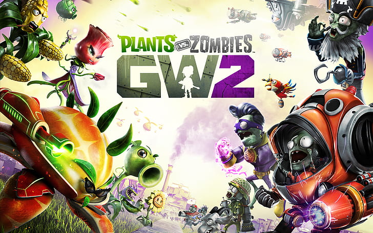 Plants vs Zombies Garden Warfare 2, garden, warfare, plants, zombies, HD wallpaper