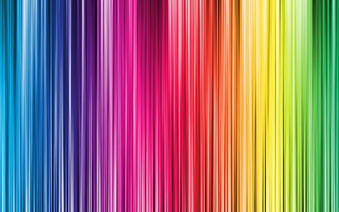 multicolored surface, abstract, colorful, lines, digital art, HD wallpaper HD wallpaper