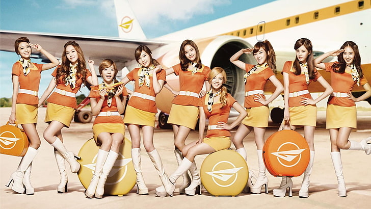 Asian, SNSD, Girls 'Generation, Musikerin, Sängerin, Koreanerin, Frauengruppe, Frauen, HD-Hintergrundbild