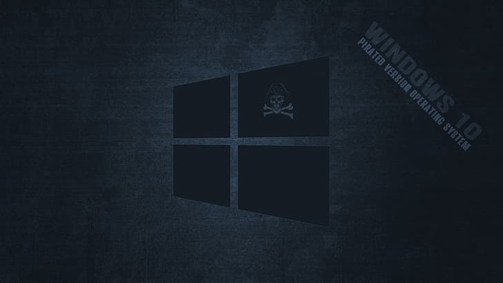 pirata, windows, dark, windows 10, Sfondo HD