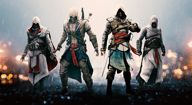 Assassins Creed IV ، لقطة شاشة على غلاف Assassin's Creed ، الألعاب ، Assassin's Creed، خلفية HD