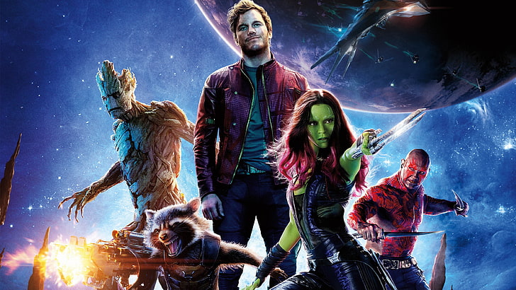 Guardian of the Galaxy-affischen, Guardians of the Galaxy, Gamora, HD tapet