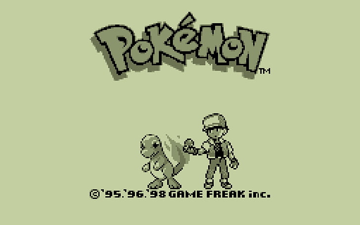 Pokemon First Generation, Покемон, пиксель арт, ретро игры, GameBoy, видеоигры, пиксели, саламандры, HD обои