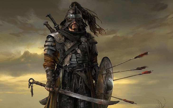 Mongolen, Krieger, HD-Hintergrundbild