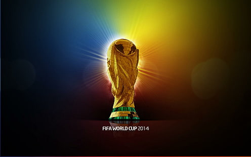 Trophée Coupe du Monde FIFA 2014, Coupe du Monde FIFA, Coupe du monde 2014, trophée, Fond d'écran HD HD wallpaper
