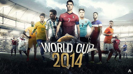 Världscup 2014 - Brasilien, världscup 2014, Brasilien, fotboll, sport, Cristiano Ronaldo, HD tapet HD wallpaper