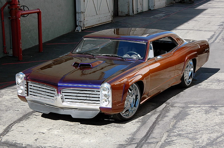 รถเก๋งสีน้ำตาลวินเทจรถ GTO, วอลล์เปเปอร์ HD