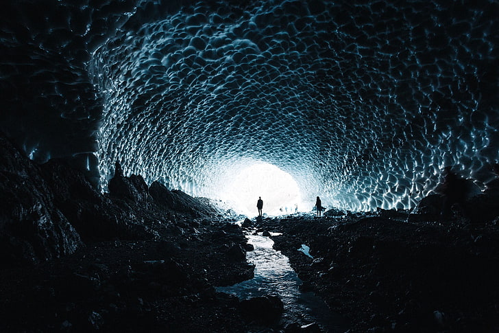 badan air, alam, gua, gua-in, es, Wallpaper HD