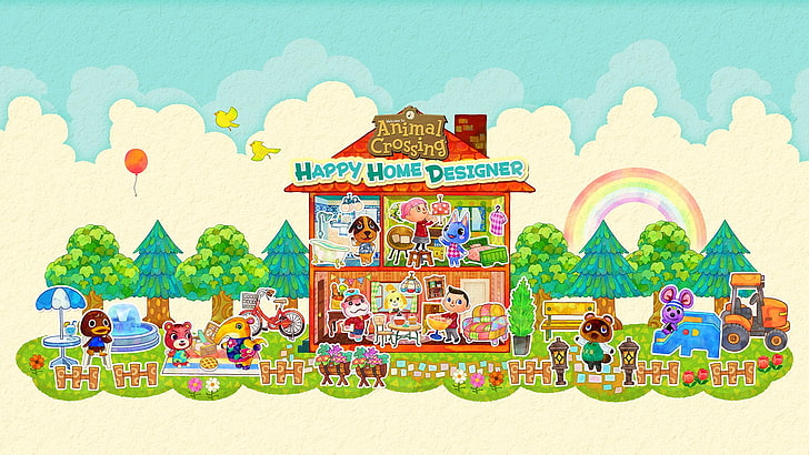 Animal Crossing, Animal Crossing: Happy Home Designer, Anabelle (Animal Crossing), Bill (Animal Crossing), Butch (Animal Crossing), Cheri (Animal Crossing), Isabelle (Animal Crossing), Lottie (Animal Crossing), Rosie (Animal Crossing) ), ทอมนุ๊ก (Animal Crossing), วอลล์เปเปอร์ HD
