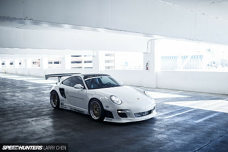 Porsche, Porsche 997, Liberty Walk, LB Performance, Speedhunters, автомобиль, HD обои HD wallpaper