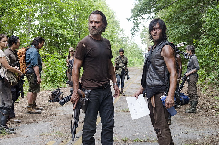 Serie TV, The Walking Dead, Cast, Rick Grimes, Sfondo HD