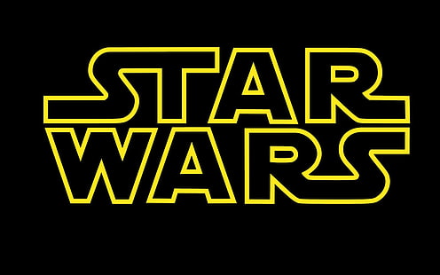 1977 génial The Star Wars Logo Films de divertissement HD Art, Noir, logo, génial, George, 1977, Lucas, Fond d'écran HD HD wallpaper
