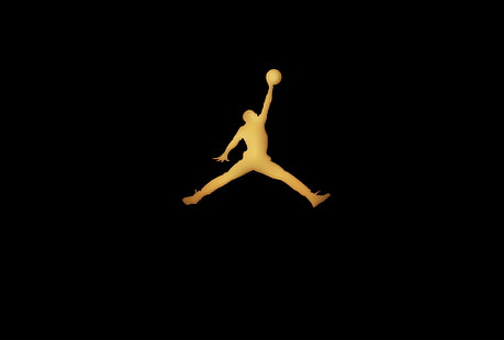 Air Jordan logo, basketball, Michael Jordan, HD wallpaper HD wallpaper