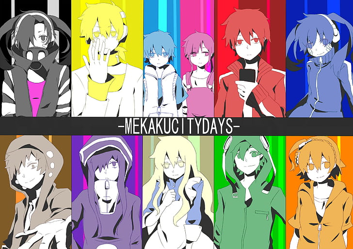 Kagerou Project, Mekakucity  Actors, Enomoto Takane, Kisaragi Shintaro, Kozakura Mary, anime, HD wallpaper