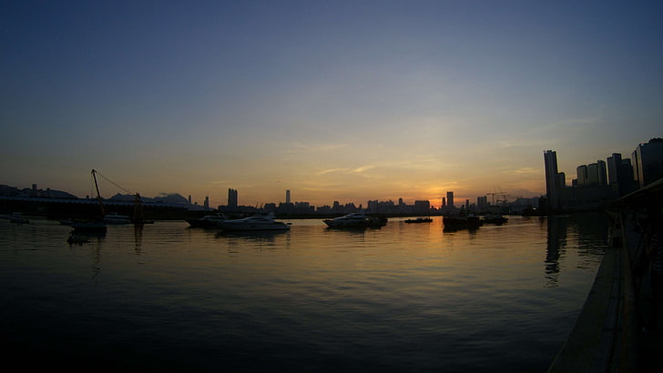 Коулун Гонконг, Kwuntong, Пирс, море, неотредактированное фото 12mp, вода, HD обои