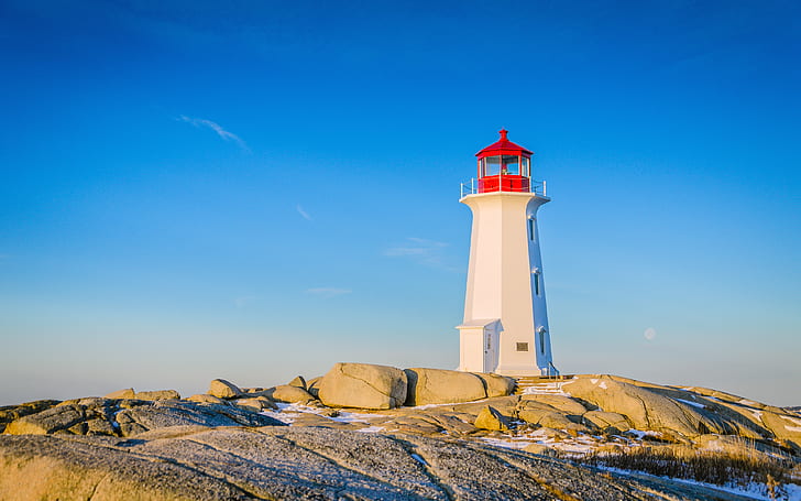 4 K, Peggys Cove, Nova Scotia, Kanada, Leuchtturm, HD-Hintergrundbild