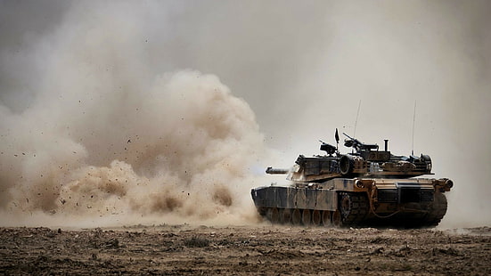 militer, tank, M1 Abrams, USMC, Wallpaper HD HD wallpaper