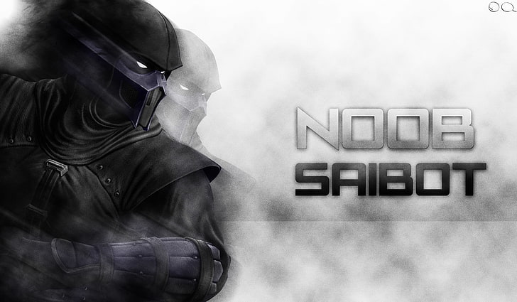 Noob Saibot digital wallpaper, mortal kombat, noob saibot, art, HD wallpaper