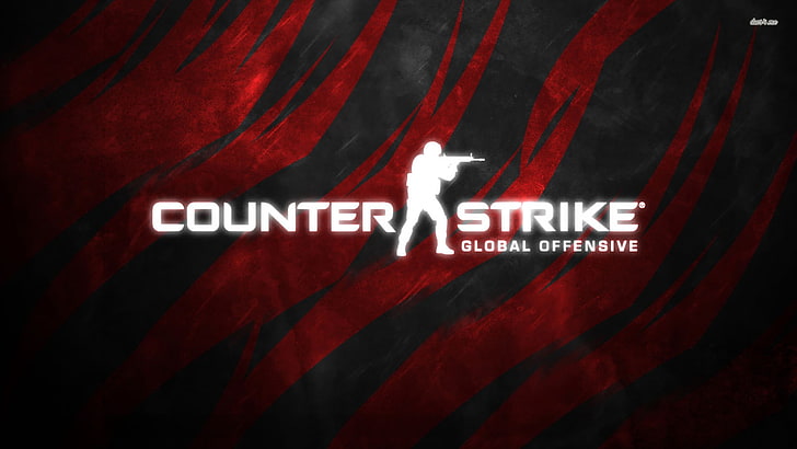 Counter Strike Global Offensive logo, Counter-Strike: Global Offensive, Counter-Strike, video games, Valve, HD wallpaper
