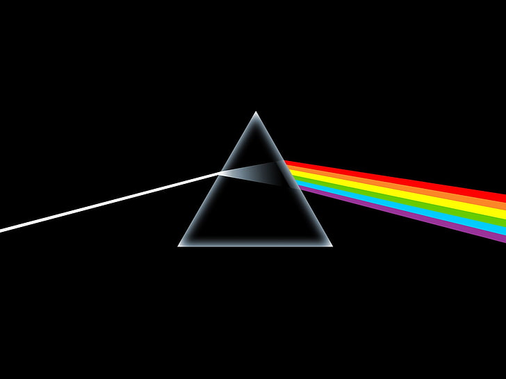 Pink Floyd Dark Side of the Moon poster, music, Pink Floyd, HD wallpaper