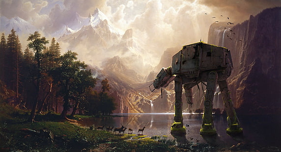 Star Wars at at Walker, HD-Hintergrundbild HD wallpaper