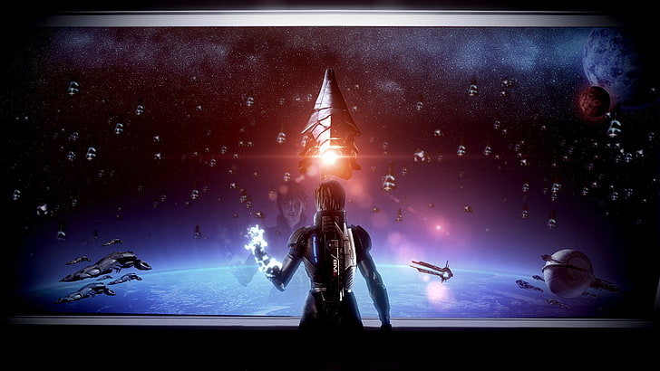 Mass Effect, comandante Shepard, Sfondo HD