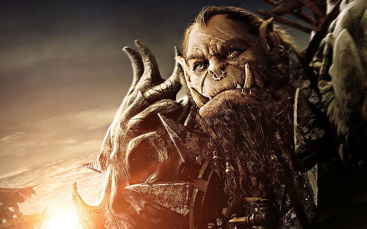 Blackhand The Destroyer Warcraft The, Orkillustration, Filme, Hollywood-Filme, Hollywood, 2016, HD-Hintergrundbild