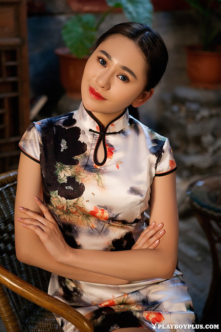 women, China, qipao, Cheongsam, HD wallpaper