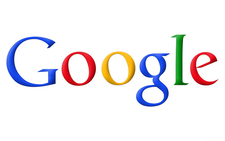 Ilustracja Google, litery, Google, białe tło, wyszukiwarka, Tapety HD