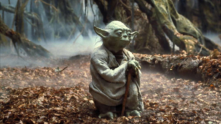 Star Wars Yoda, Yoda, Star Wars: Episode V - The Empire Strikes Back, Star Wars, film, Jedi, Dagobah, Wallpaper HD