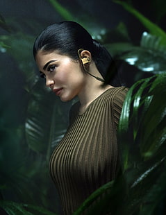 Kylie Jenner, modelka, kobiety, kobiety na zewnątrz, portret, Tapety HD HD wallpaper