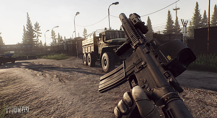 Escape from Tarkov, First, Mmorpg, person shooter, Tactical Game, video games, Videojuegos, War Game, HD wallpaper