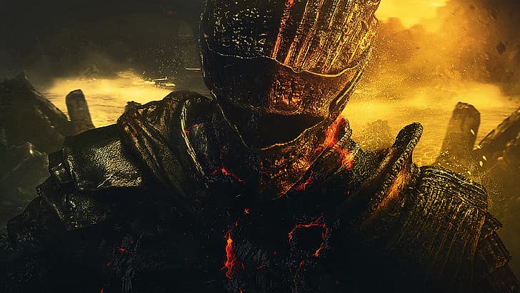 Dark Souls III, 4K, dark souls 3, Dark Souls, Soul of Cinder, From Software, HD wallpaper