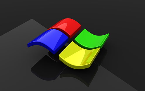 Microsoft Windows Logos glänzende Textur Technologie Windows HD Art, Logos, Microsoft Windows, HD-Hintergrundbild HD wallpaper