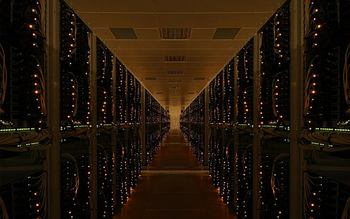 computer, server, datacenter, HD wallpaper HD wallpaper