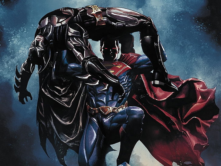 Comics, Injustice: Gods Among Us, Batman, Superman, HD wallpaper