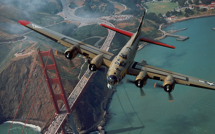 Pembom, Benteng Terbang Boeing B-17, Wallpaper HD