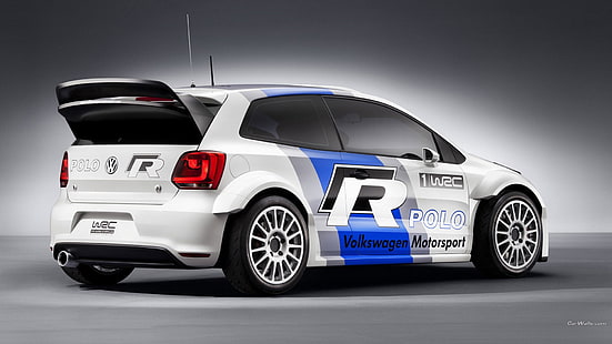 auto, Volkswagen, VW Polo WRC, auto da rally, Sfondo HD HD wallpaper