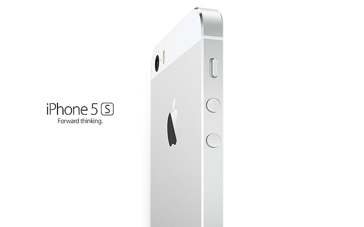 Apple iOS 7 iPhone 5S HD Desktop Wallpaper 11, сребърен iPhone 5s, HD тапет