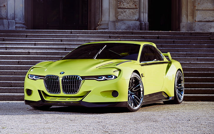 BMW, concept car, BMW Hommage 3.0 CSL, HD wallpaper