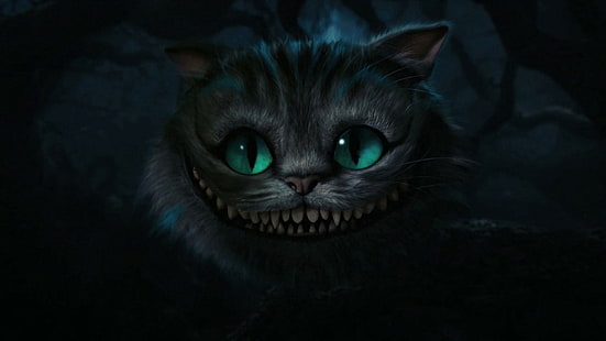 ภาพยนตร์, Cheshire Cat, cat, Alice in Wonderland, วอลล์เปเปอร์ HD HD wallpaper